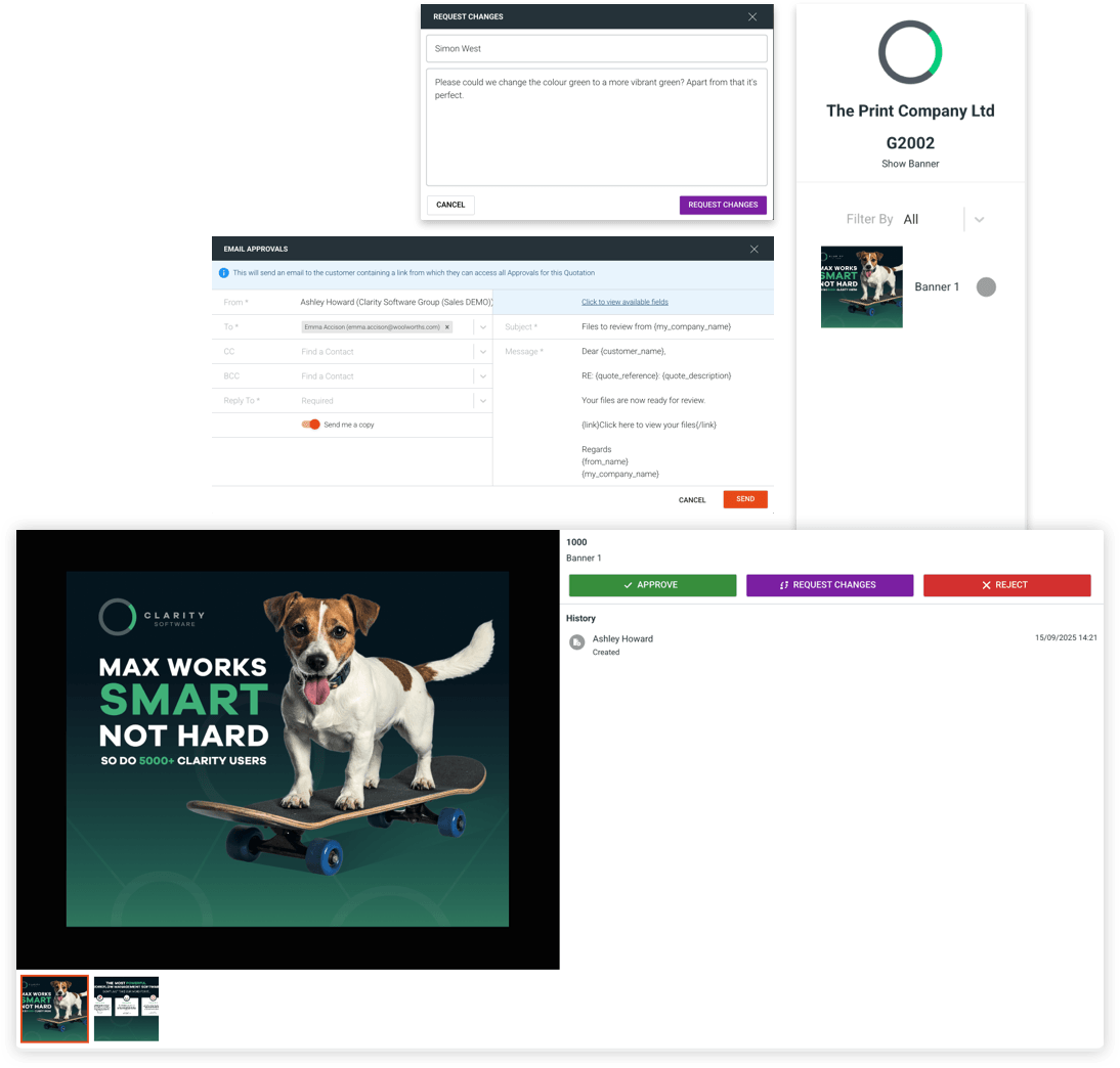 Artwork Approvals | Clarity Software